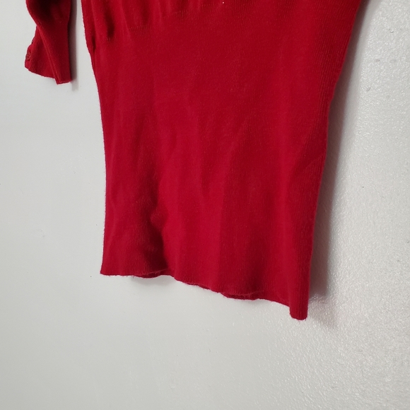 Express Sweater Turtle Neck Ladies Concept Red Small - Picture 3 of 11